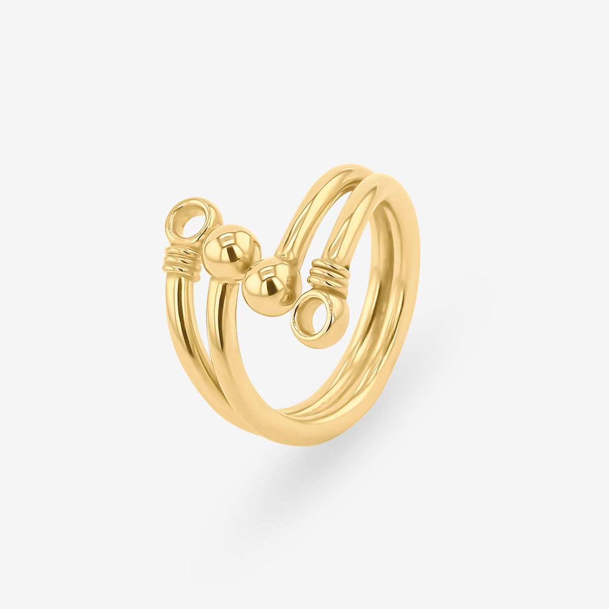 Singula-jewelry-double-gold-celestial-circle-women-ring