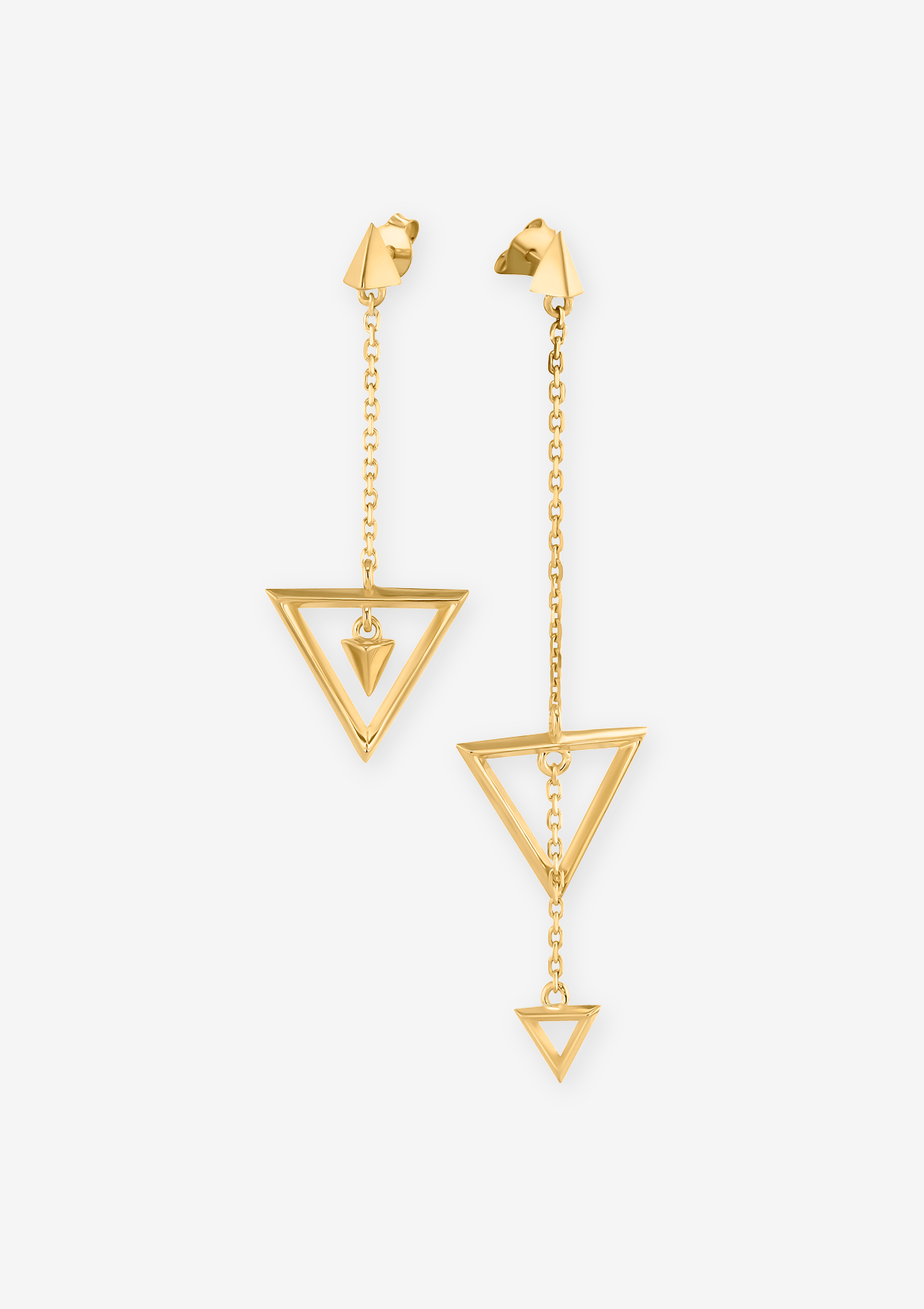 Singula-jewelry-gold-asymetric-humanity-long-earrings