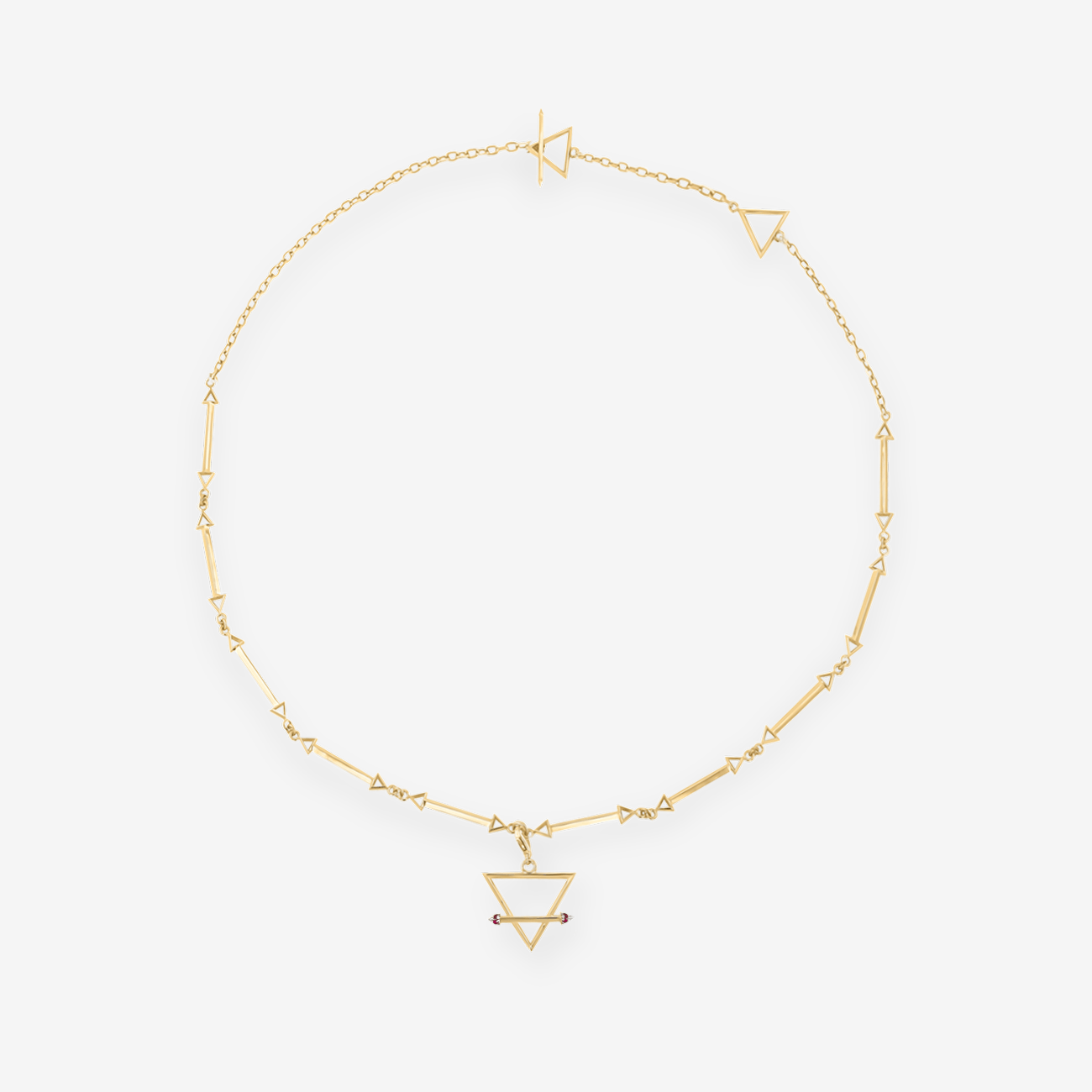 Singula-jewelry-gold-humanity-rubies-triangle-choker-women