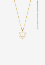 Singula-jewelry-gold-triangle-humanity-jr-unisex-necklace