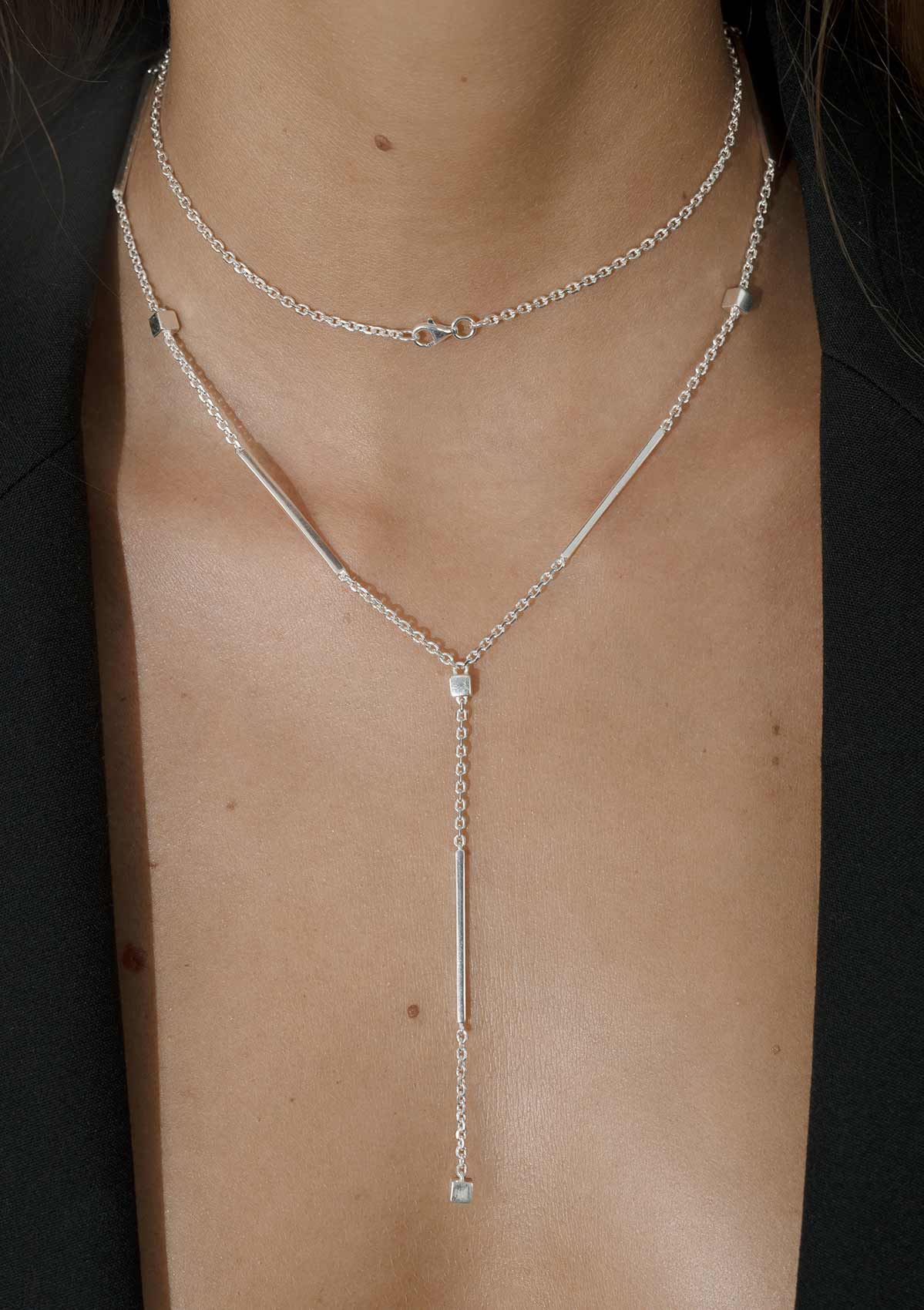 Singula-jewelry-silver-dice-chaplet-choker-women