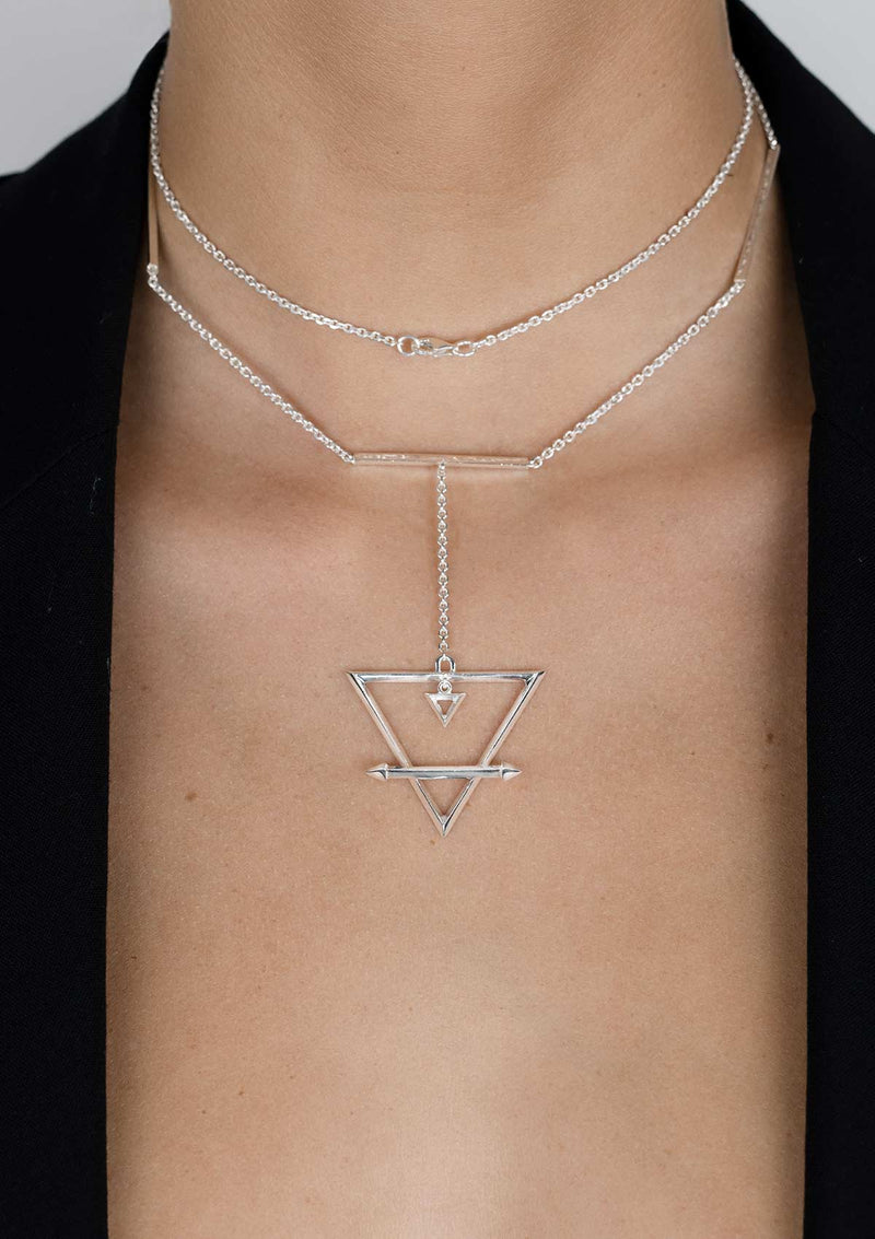 Singula-jewelry-silver-humanity-pendulum-chaplet-choker-women