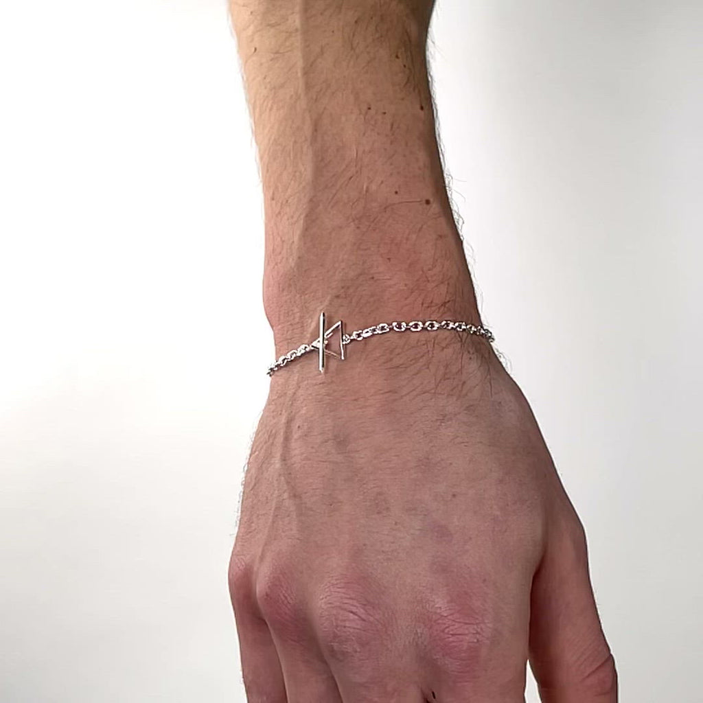 Singula-jewelry-silver-humanity-chain-bracelet-men