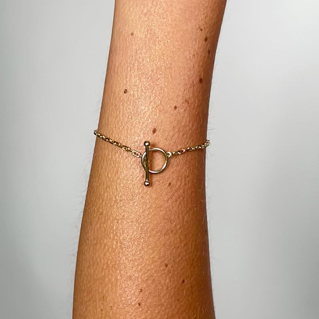 Singula-jewelry-gold-infinity-chain-bracelet-women