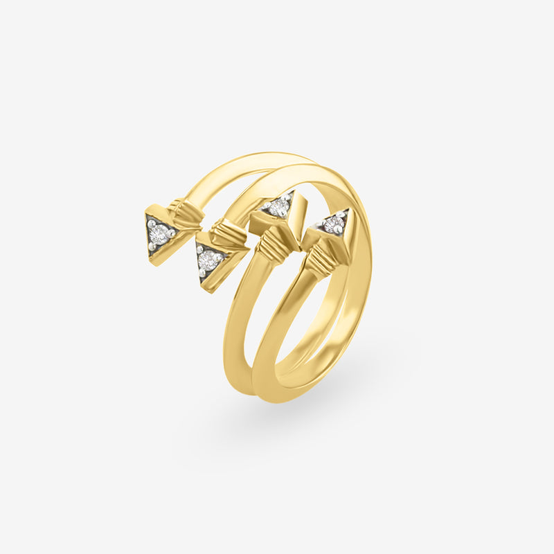    Singula-jewelry-double-gold-cupid_s-arrow-diamonds-women-ring