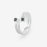    Singula-jewelry-double-silver-divin-nail-sapphires-women-ring