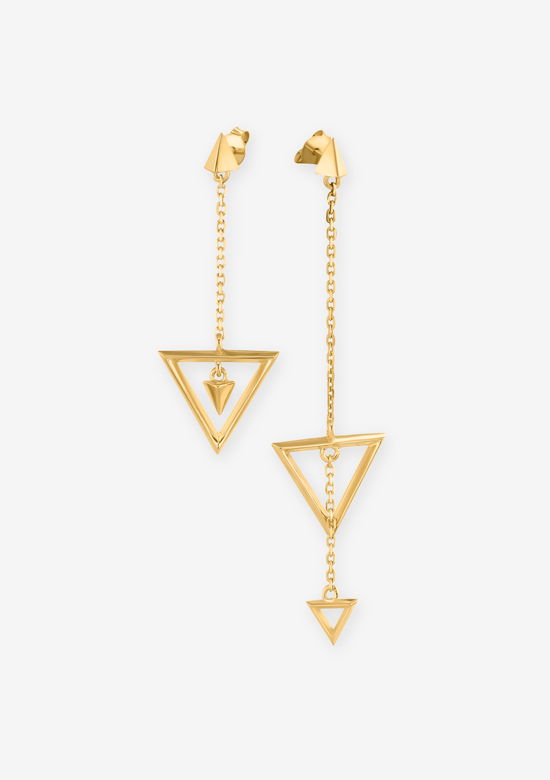    Singula-jewelry-gold-asymetric-humanity-long-earrings