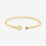    Singula-jewelry-gold-emerald-celestial-circle-bangle-women-bracelet