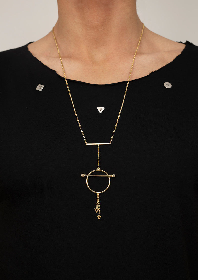 Singula-jewelry-gold-infinity-pendulum-chaplet-men