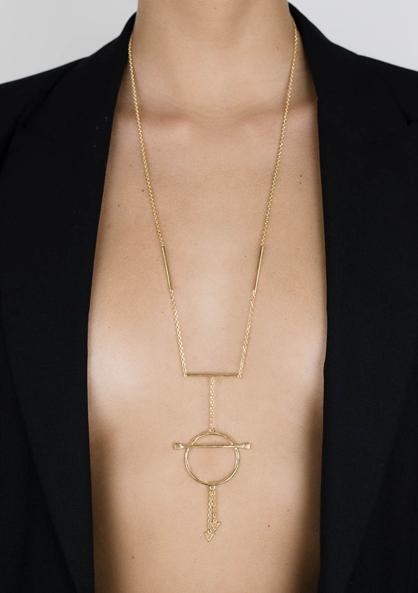    Singula-jewelry-gold-infinity-pendulum-chaplet-women
