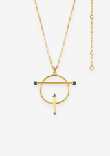 Singula-jewelry-gold-round-infinity-gems-unisex-necklace