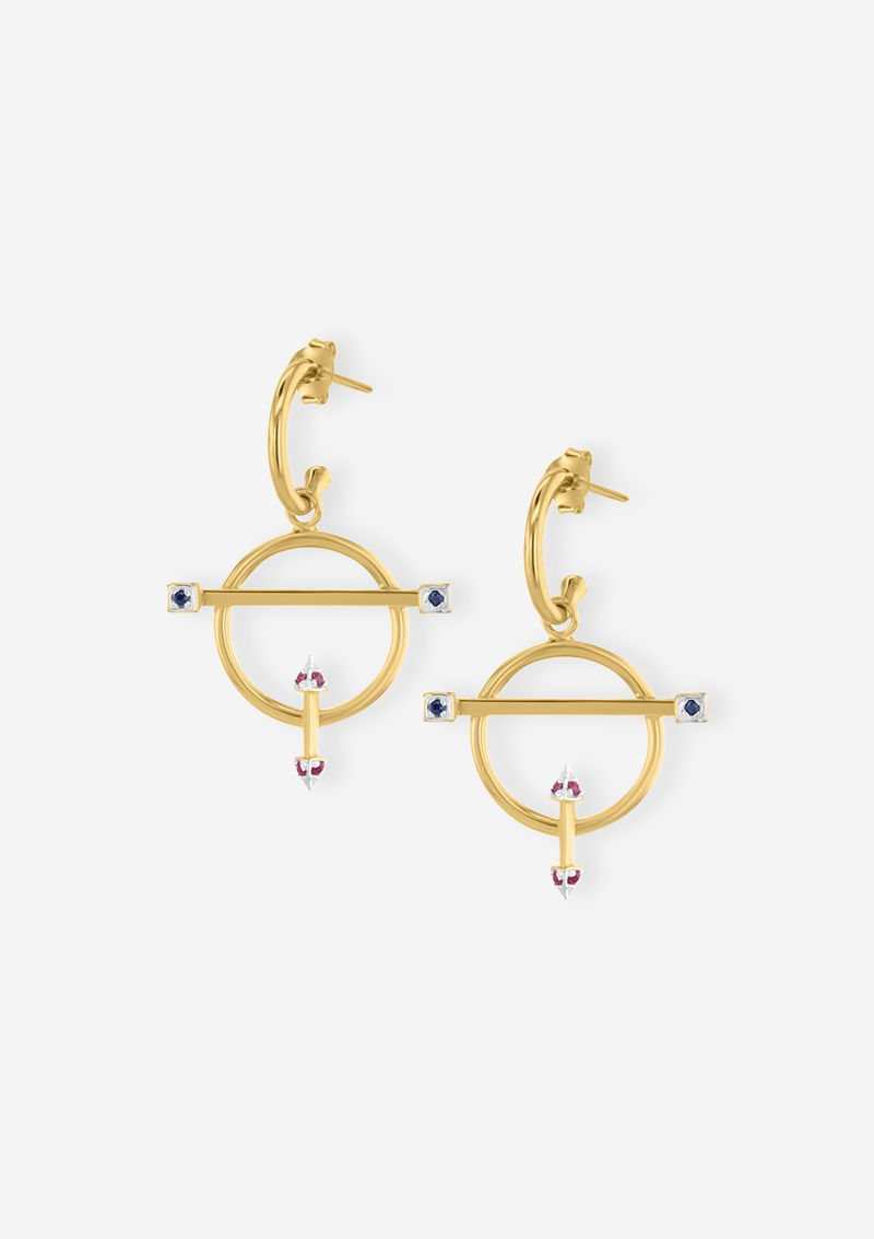    Singula-jewelry-gold-sapphires-rubies-infinity-earrings