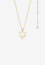 Singula-jewelry-gold-triangle-humanity-jr-unisex-necklace