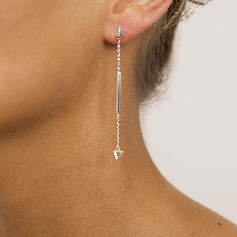 The Arrows Rain Long Earrings