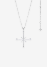 Singula-jewelry-silver-cross-wind-rose-unisex-necklace
