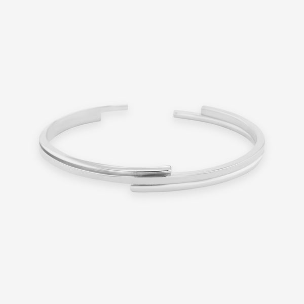    Singula-jewelry-silver-crossroads-bangle-women-bracelet