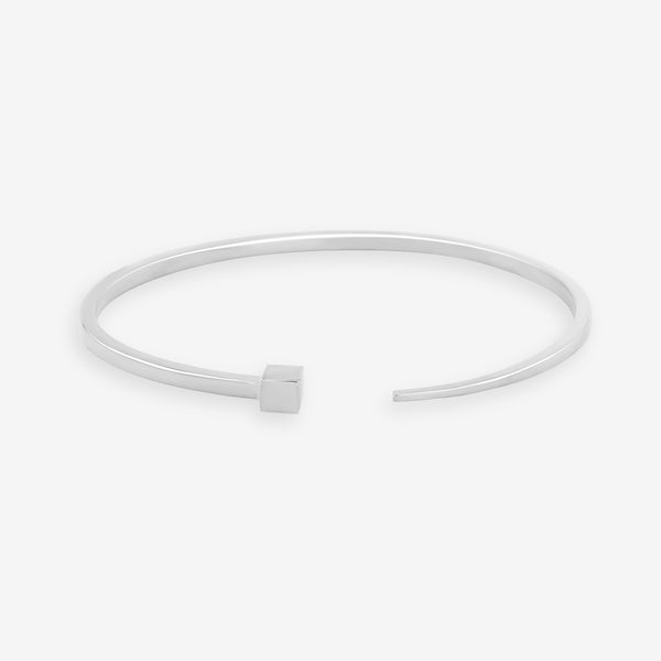    Singula-jewelry-silver-divin-nail-bangle-women-bracelet