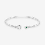    Singula-jewelry-silver-emerald-celestial-circle-bangle-women-bracelet