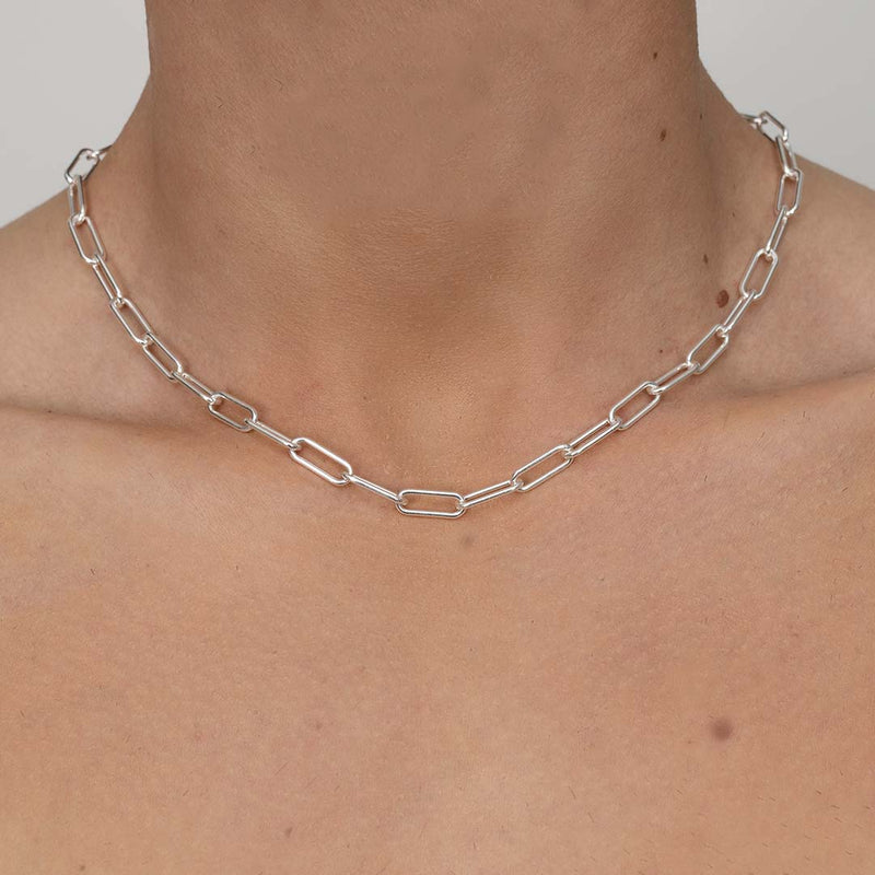    Singula-jewelry-silver-freedom-chain-choker-men