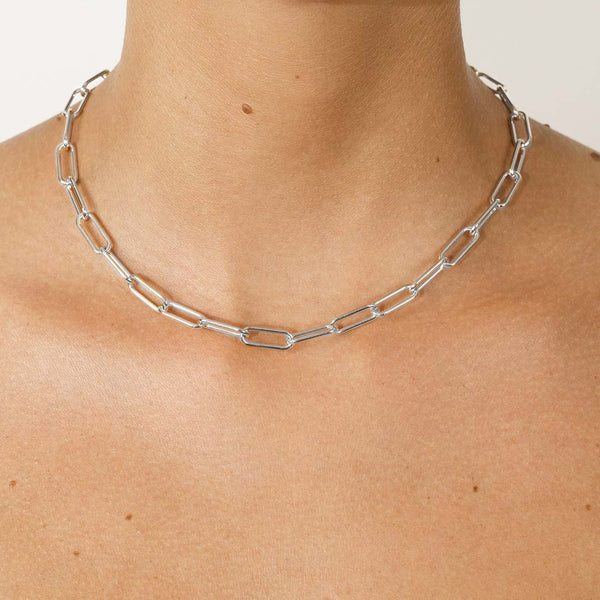    Singula-jewelry-silver-freedom-chain-choker-women
