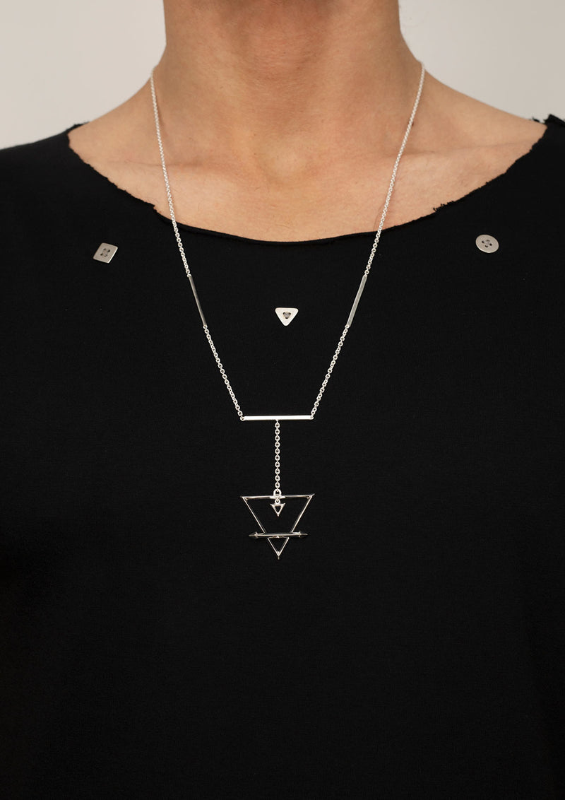    Singula-jewelry-silver-humanity-pendulum-chaplet-men