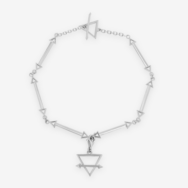 Singula-jewelry-silver-humanity-triangle-bracelet-men