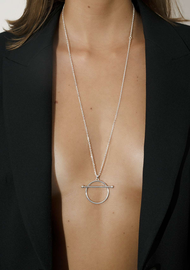 Singula-jewelry-silver-infinity-necklace-women