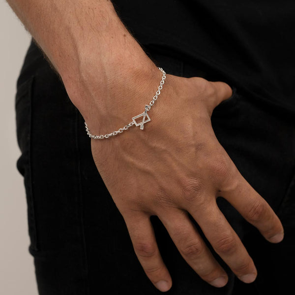    Singula-jewelry-silver-magnicity-chain-bracelet-men
