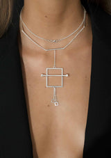 Singula-jewelry-silver-magnicity-pendulum-chaplet-choker-women