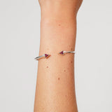 Singula-jewelry-silver-rubies-cupids-arrow-bangle-bracelet-women