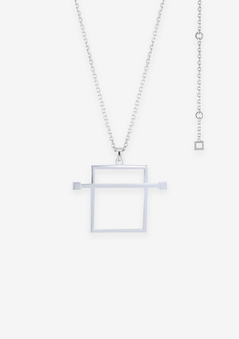 Singula-jewelry-silver-square-magnicity-unisex-necklace