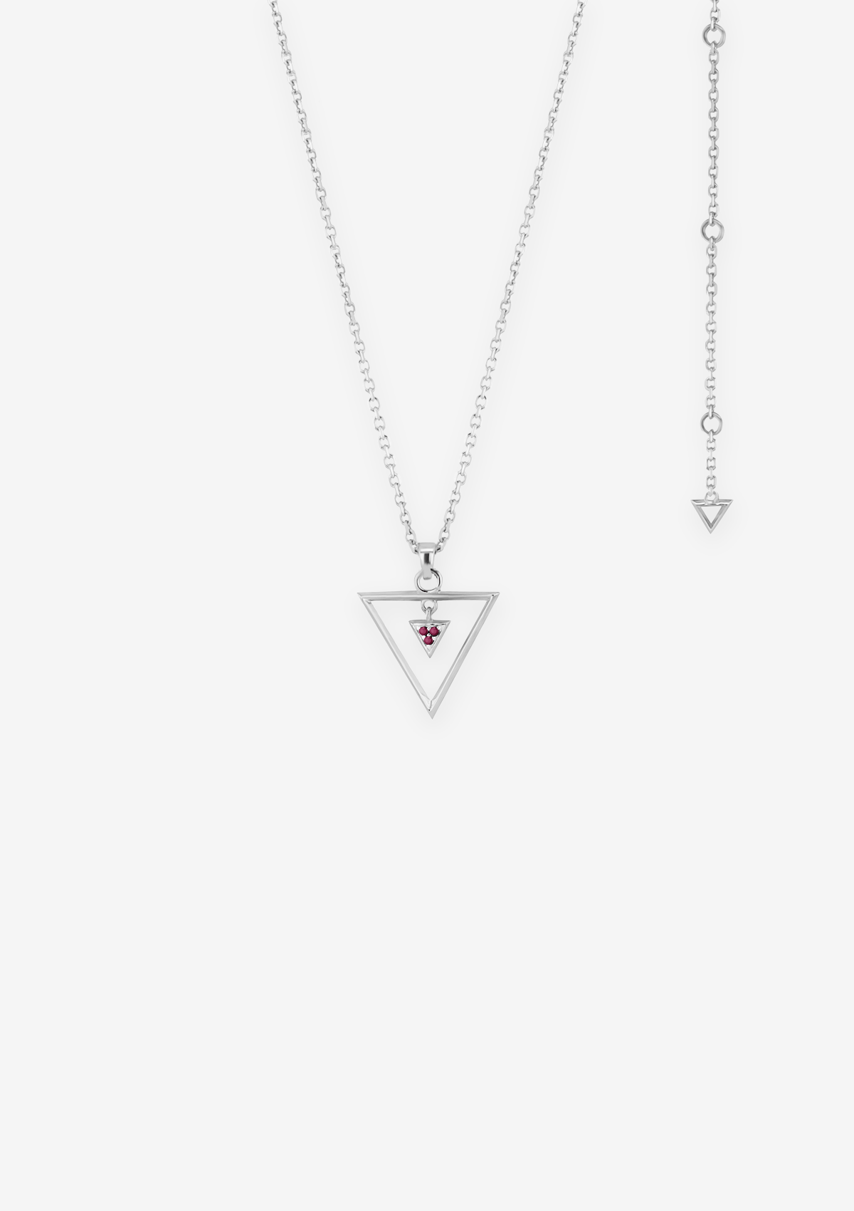 Singula-jewelry-silver-triangle-humanity-jr-gems-unisex-necklace