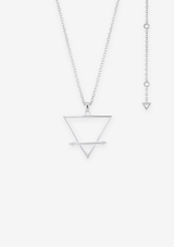 Singula-jewelry-silver-triangle-humanity-unisex-necklace