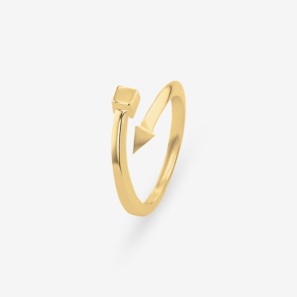    Singula-jewelry-single-gold-crossroads-women-ring