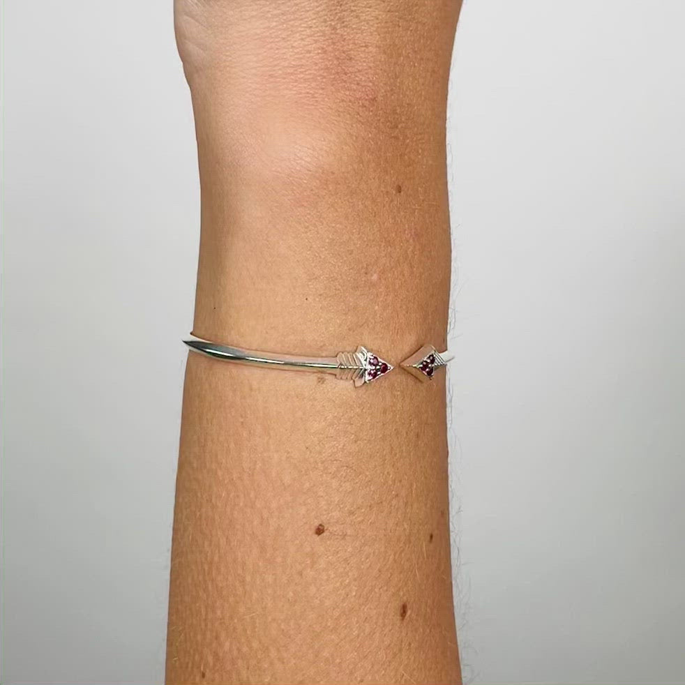 Singula-jewelry-silver-rubies-cupids-arrows-bracelet-women